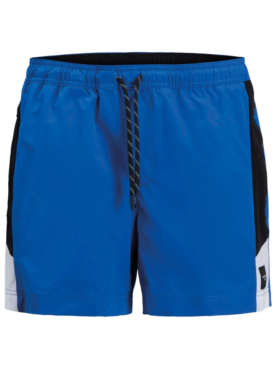 Șort de baie albastru Jack & Jones Maui Blocked – produs din colecția 2Vibe