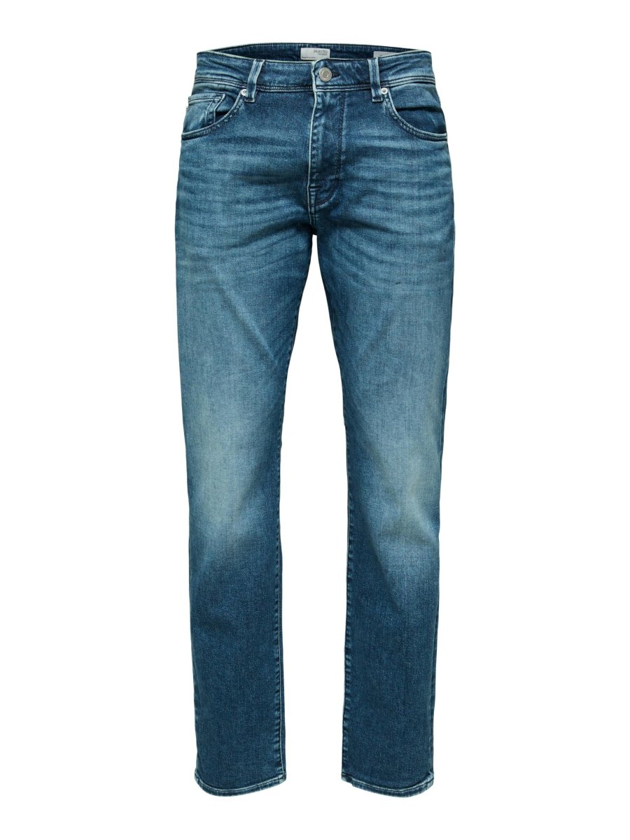 Blugi albaștri Selected Homme Straightscott – produs din colecția 2Vibe