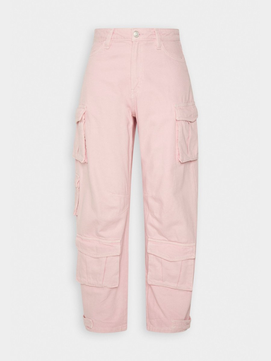Pantaloni roz Weekday – produs din colecția 2Vibe